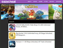 Tablet Screenshot of eazycheat.com